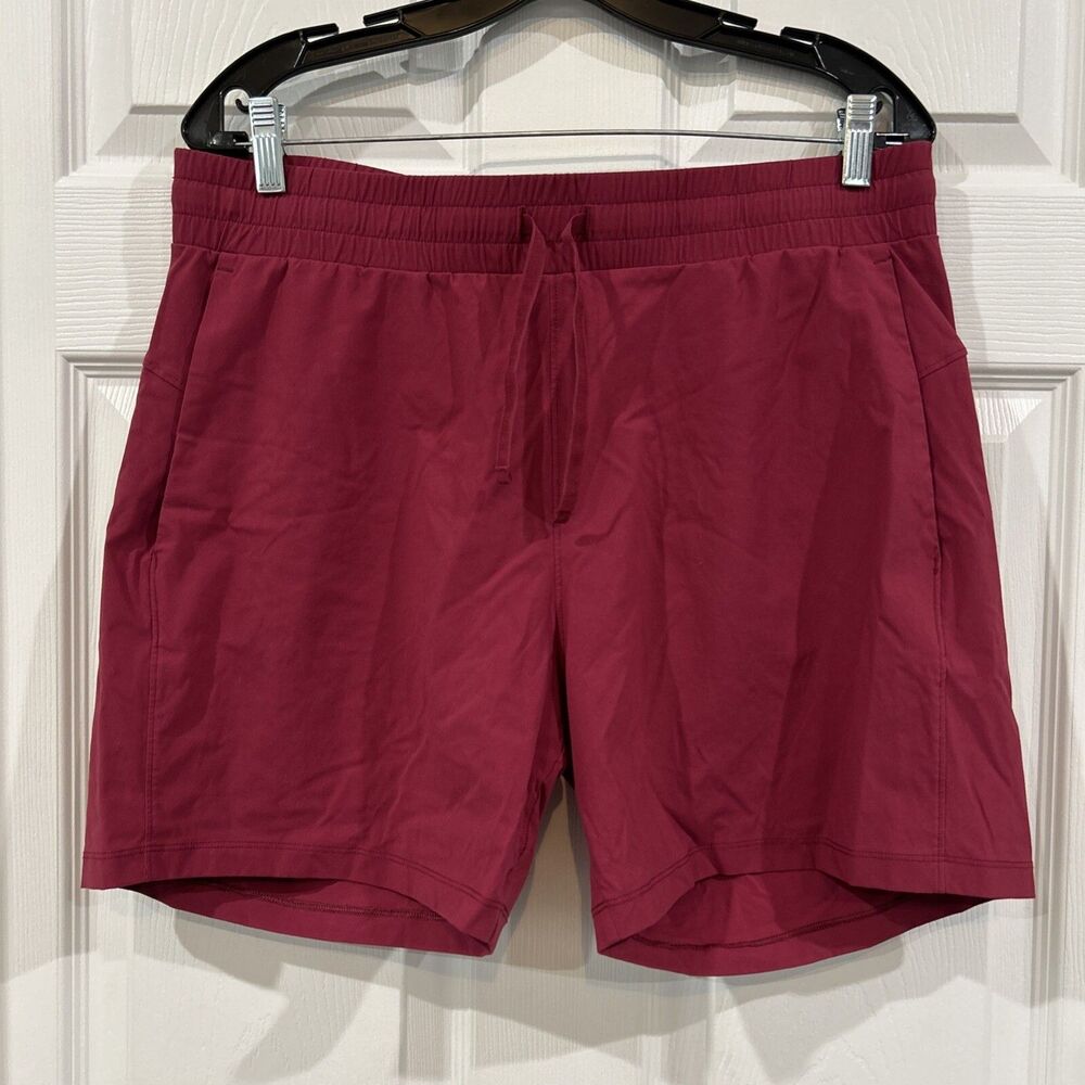 Tuff Athletics Women XL Stretch Shorts Pink Pull On Pockets Athletic